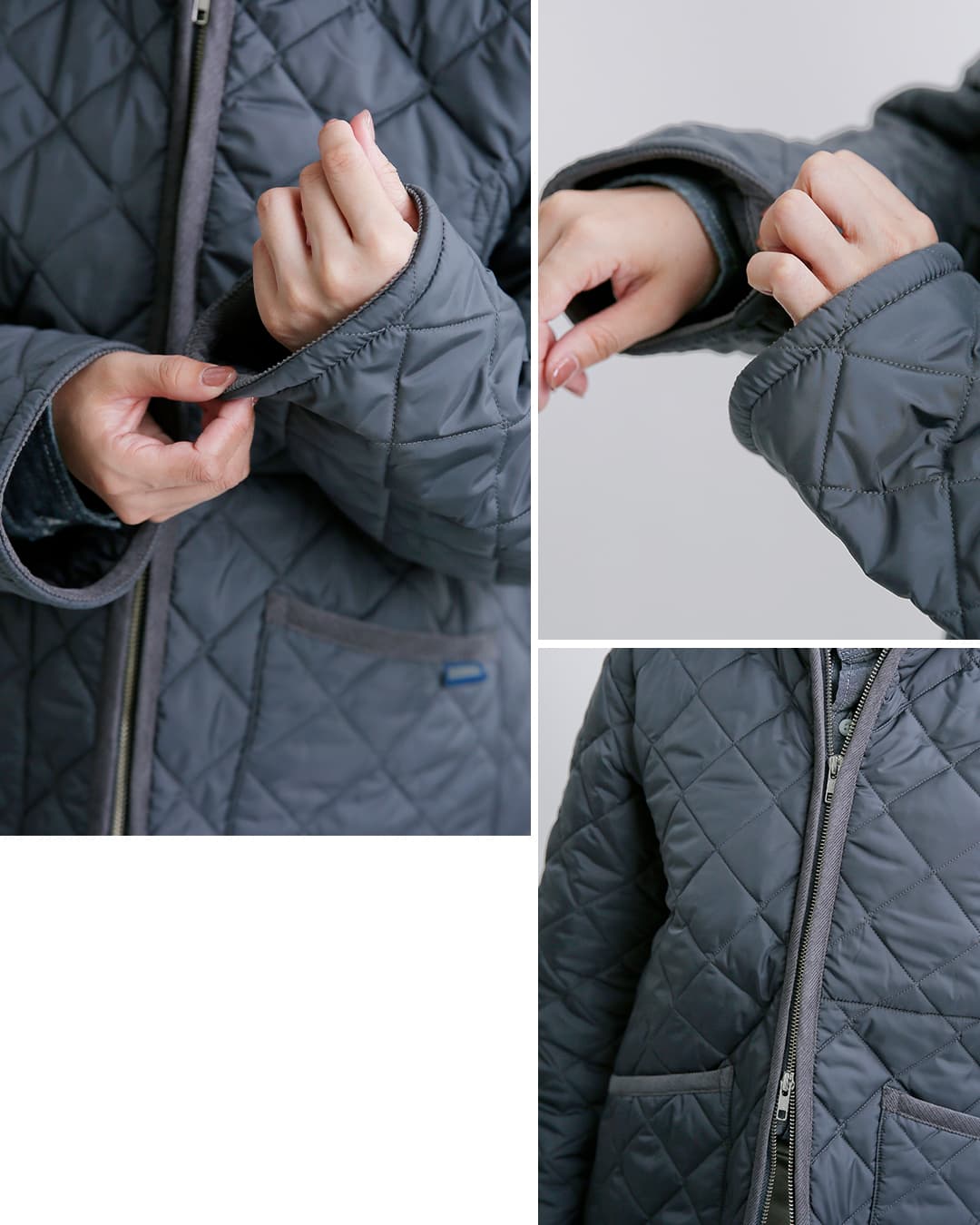 LAVENHAM(ラベンハム)ジップド クレイドン キルティング ジャケット Zipped Craydon lv14116