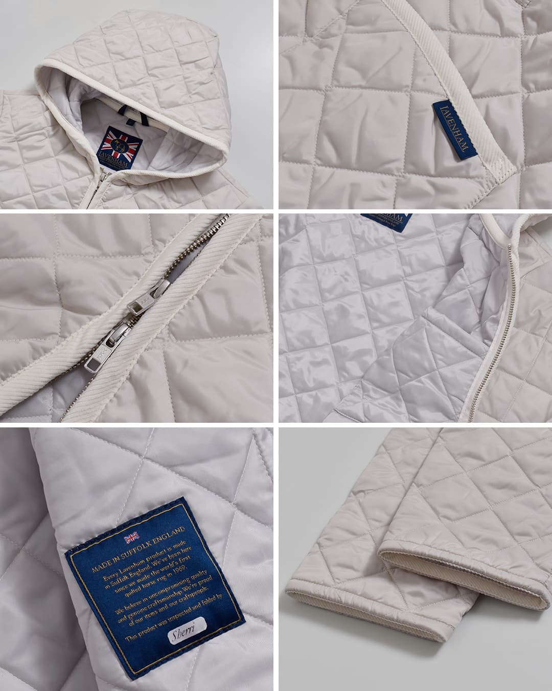LAVENHAM(ラベンハム)ジップド クレイドン キルティング ジャケット Zipped Craydon lv14116