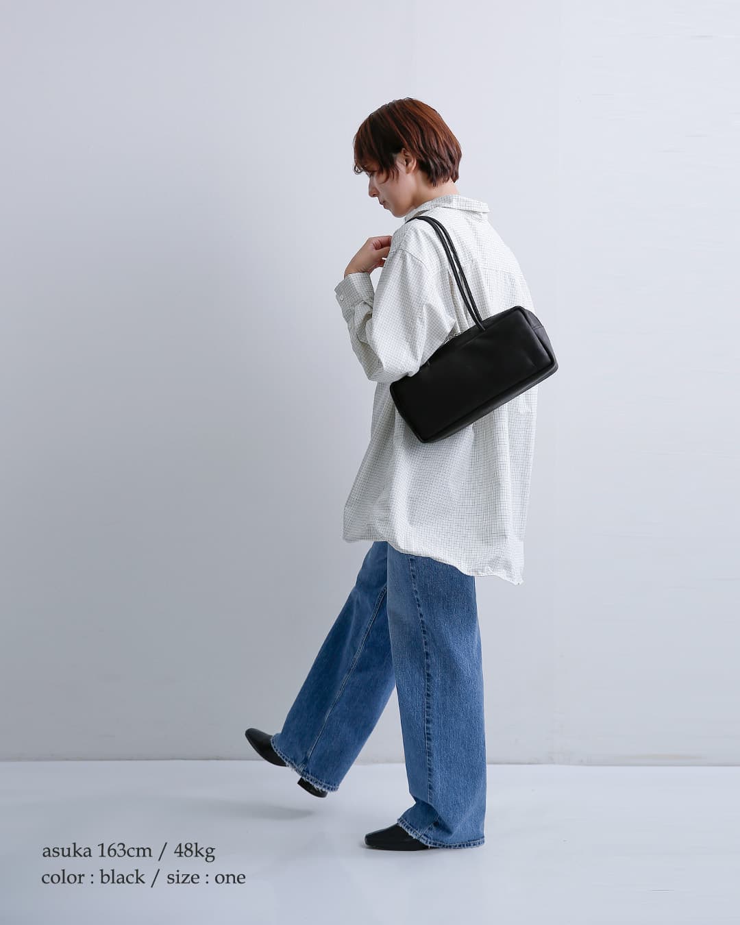 mormyrus(モルミルス)レザー ロングハンドル 横長 トートバッグ m-174