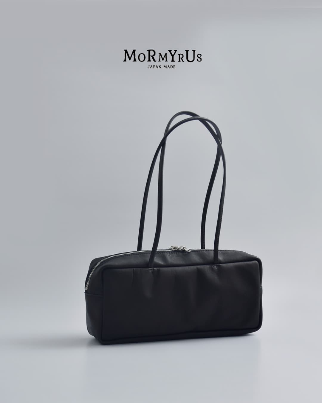 mormyrus(モルミルス)レザー ロングハンドル 横長 トートバッグ m-174