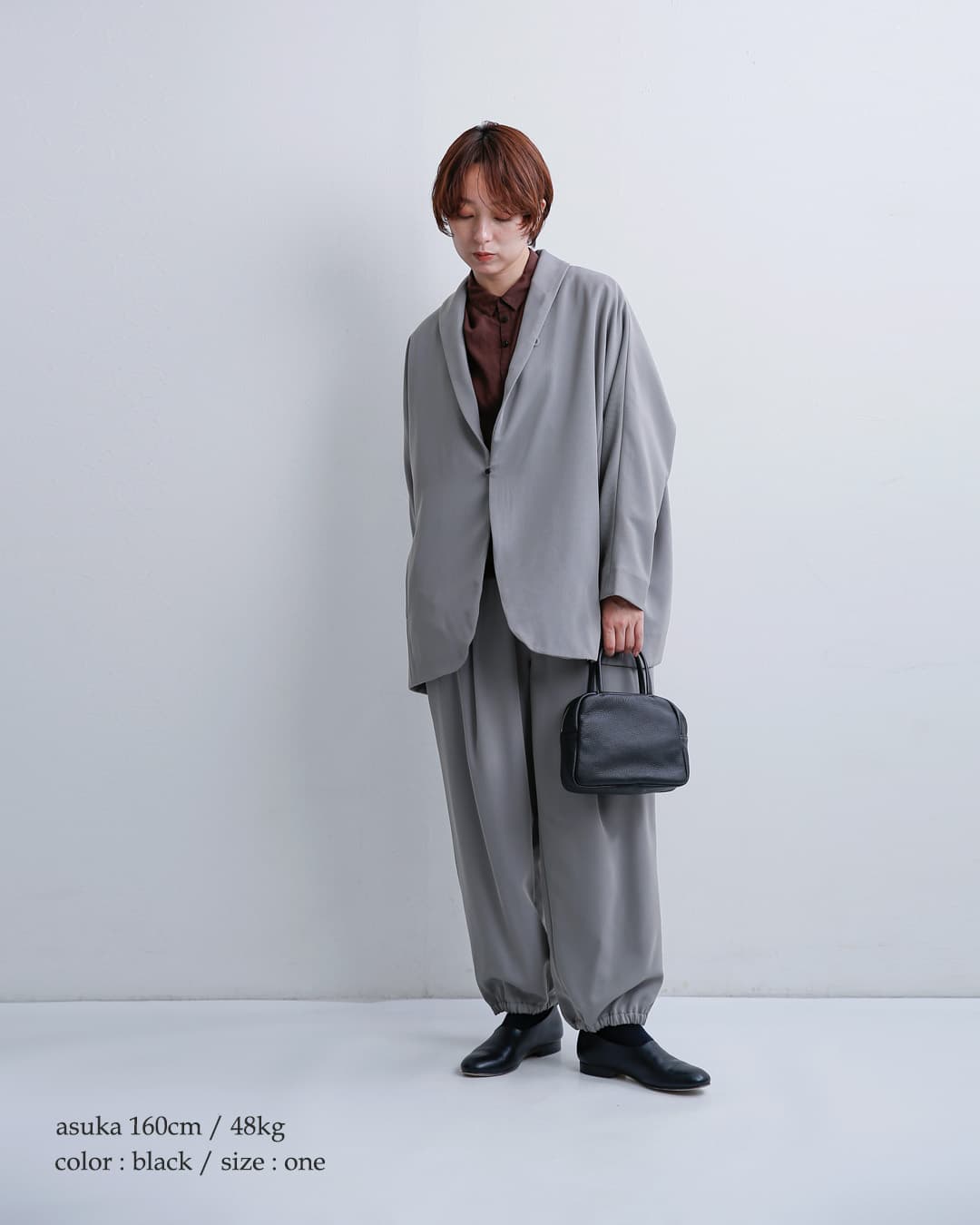 mormyrus(モルミルス)レザー スクエア ハンドバッグ m-179