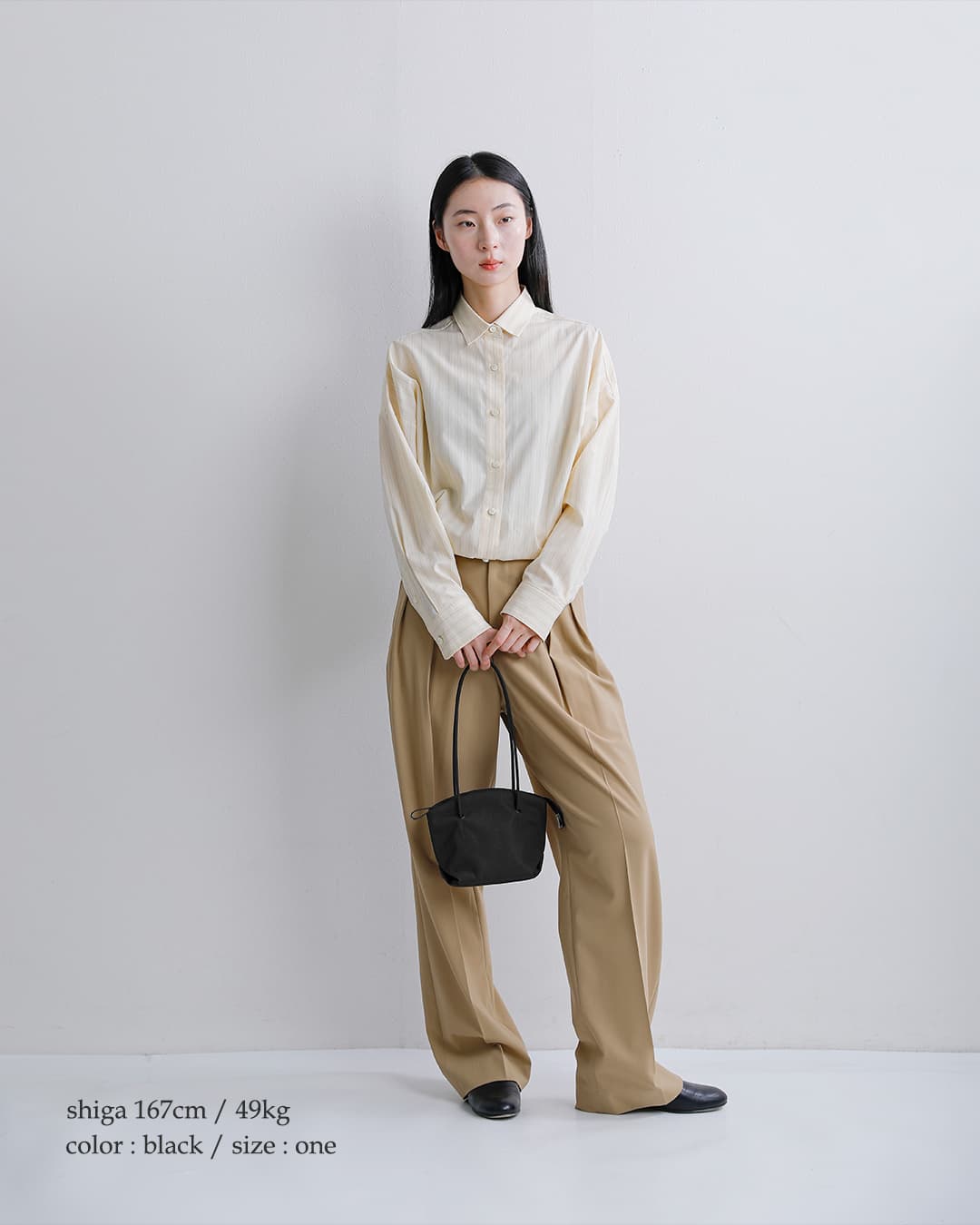 StitchandSew(スティッチアンドソー)コーデュラナイロン ジップショルダー ミニバッグ m305d
