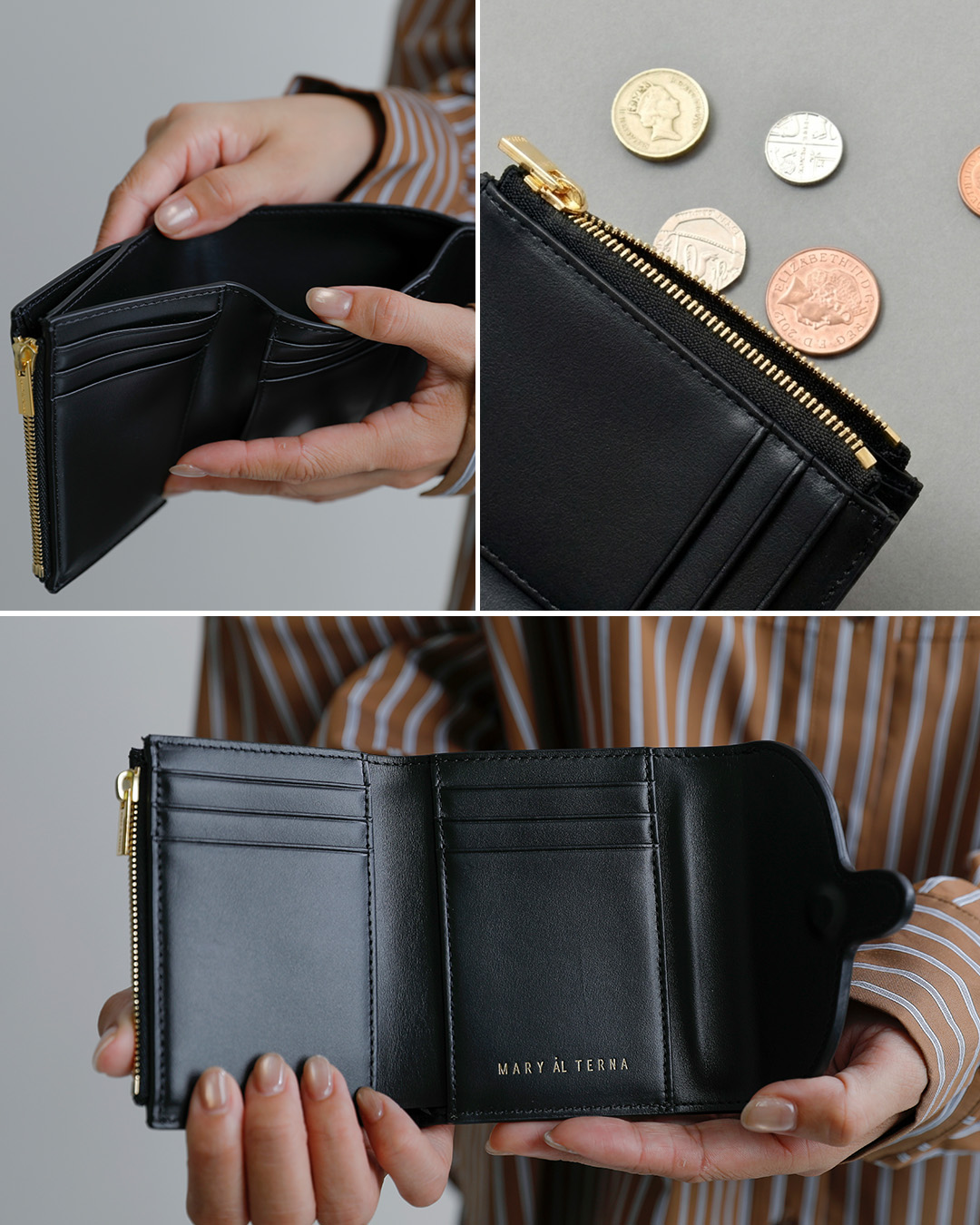 MARY AL TERNAカウレザー ウォレット CLASP ma6201wl-06