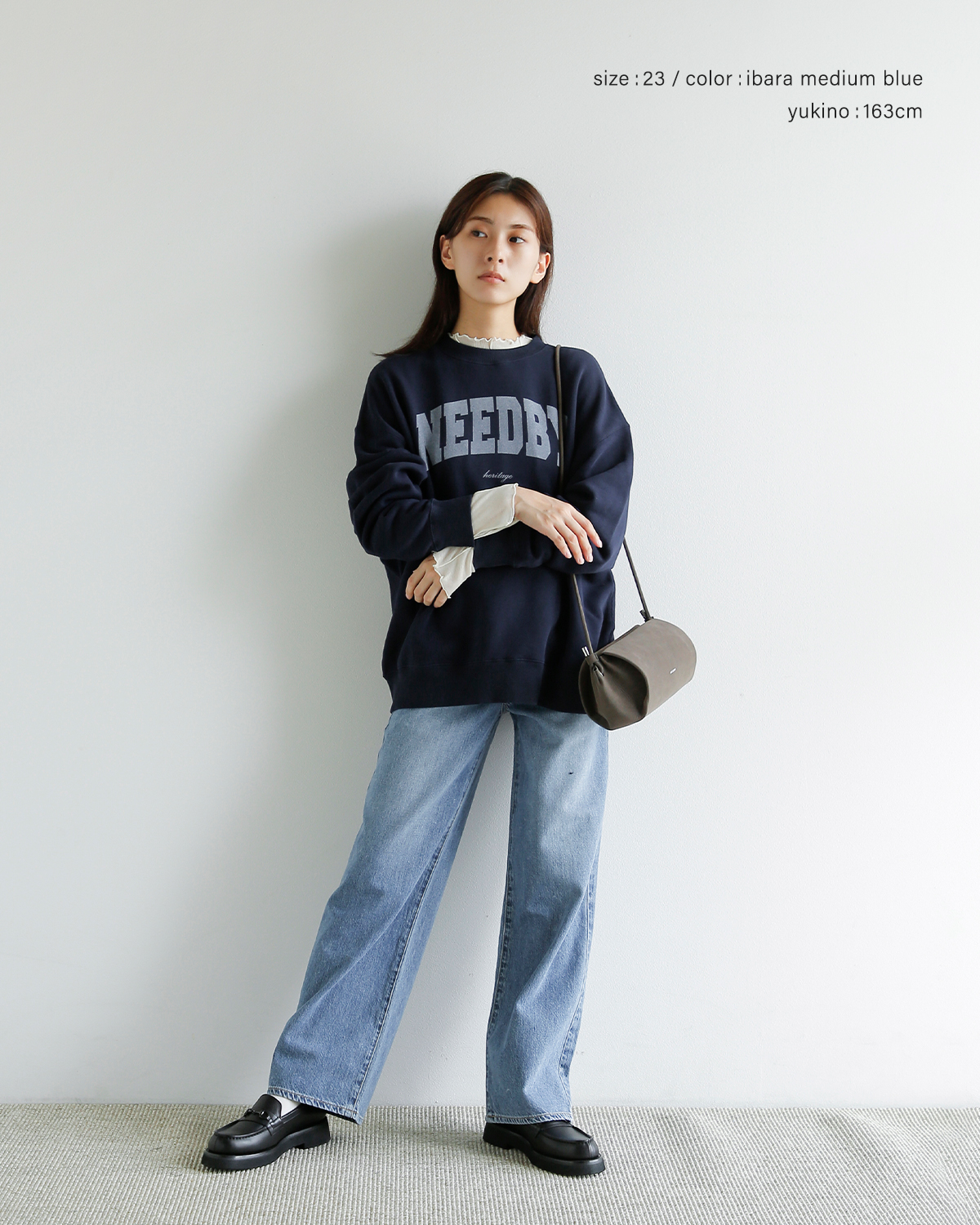 Needby heritage(ニードバイヘリテージ)コットン ストレート パンツ MEI mei