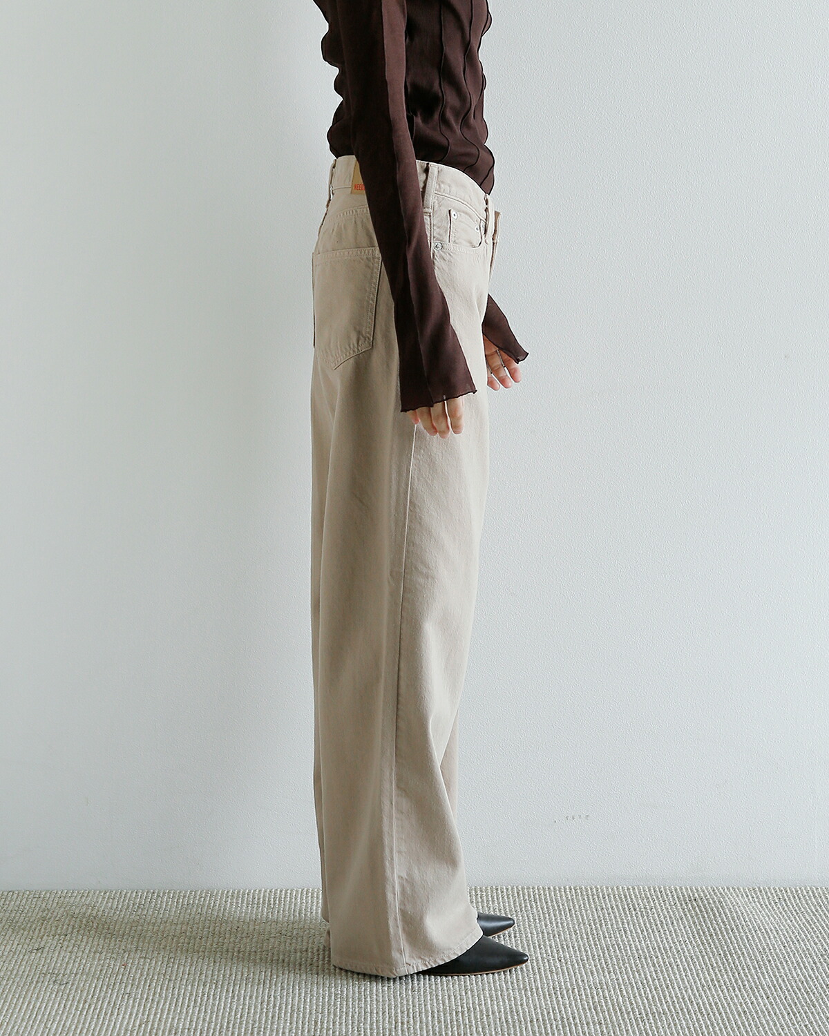 Needby heritage(ニードバイヘリテージ)コットン ストレート パンツ MEI mei