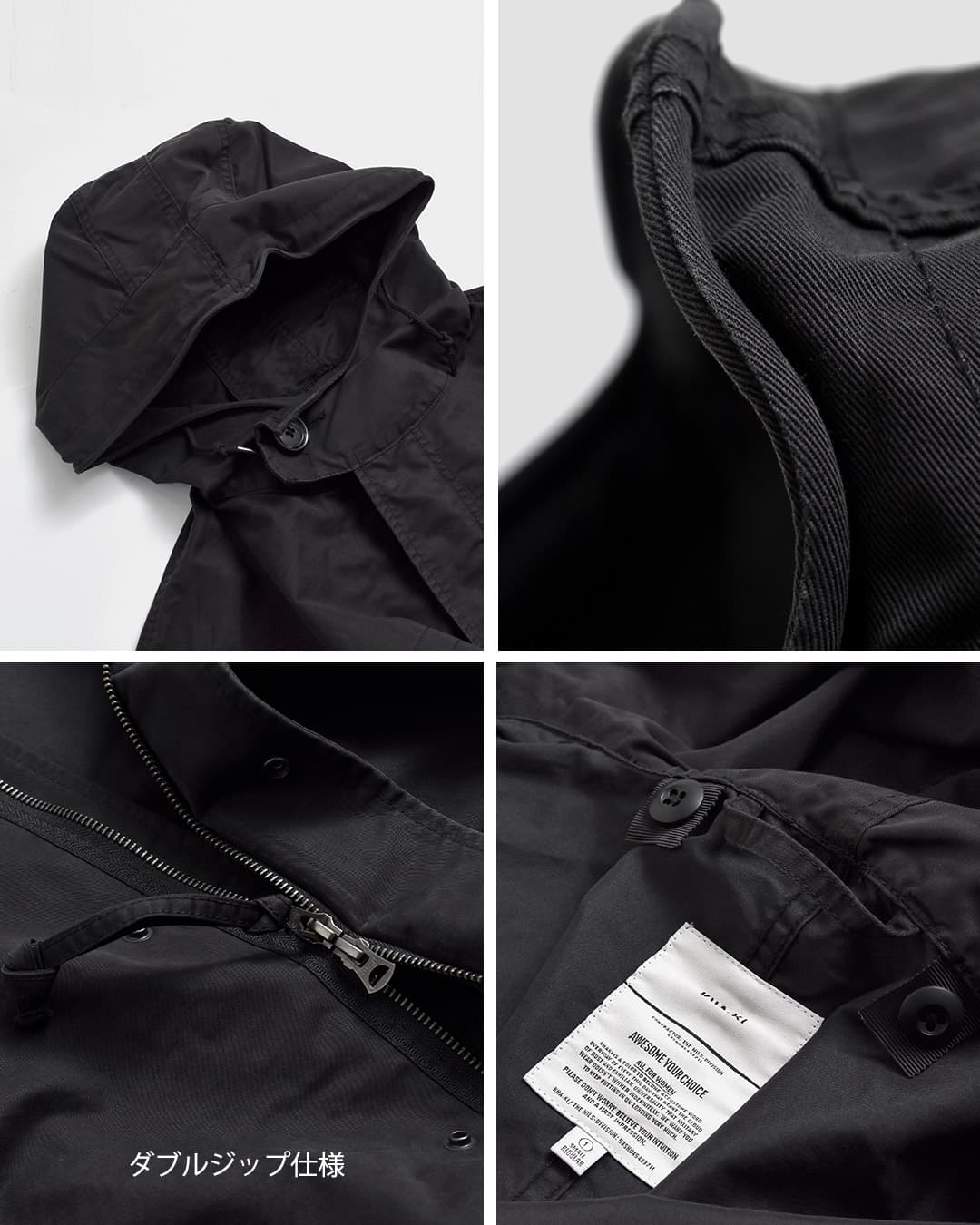 KHA:KI(カーキ)Aライン ミドル モッズコート NEW TYPE-51 PARKA mil25fjk3051