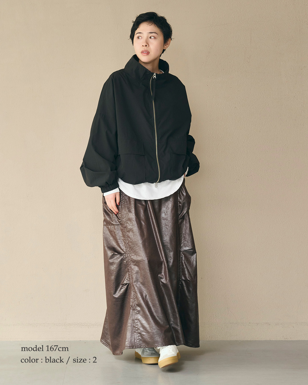 KHA:KIライトリップストップ スタンドカラー ジップアップ ジャケット STAND COLLAR JACKET mil25hjk3232