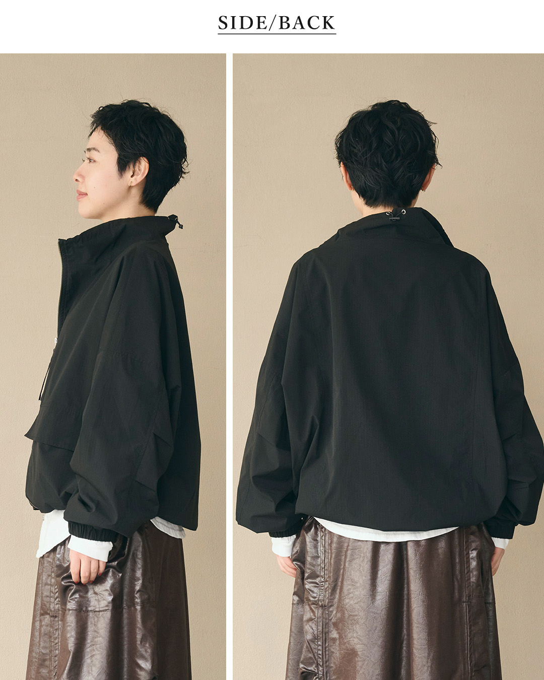 KHA:KIライトリップストップ スタンドカラー ジップアップ ジャケット STAND COLLAR JACKET mil25hjk3232