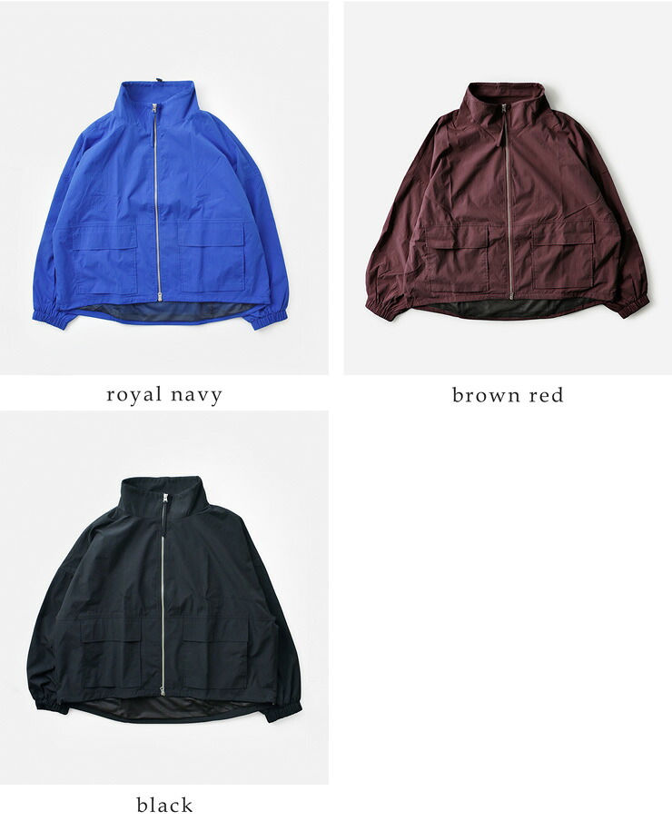 KHA:KIライトリップストップ スタンドカラー ジップアップ ジャケット STAND COLLAR JACKET mil25hjk3232