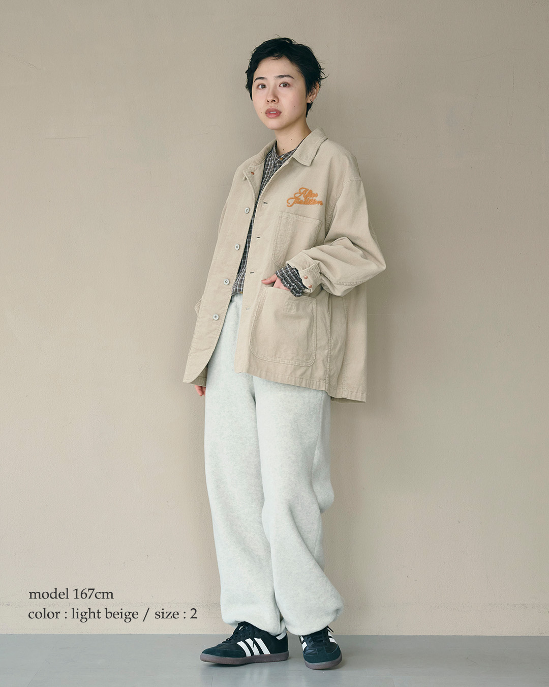 KHA:KIコーデュロイ ルーズフィット カバーオール LOOSE CORD COVERALL mil26fjk3251