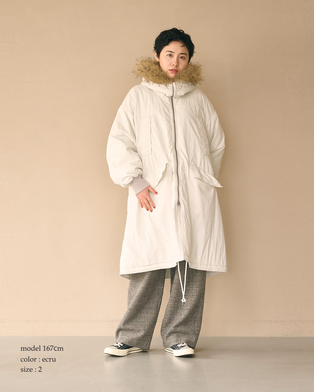 KHA:KIライトポプリン ミリタリー ロングコート TYPE-B11 COAT mil26fjk3258