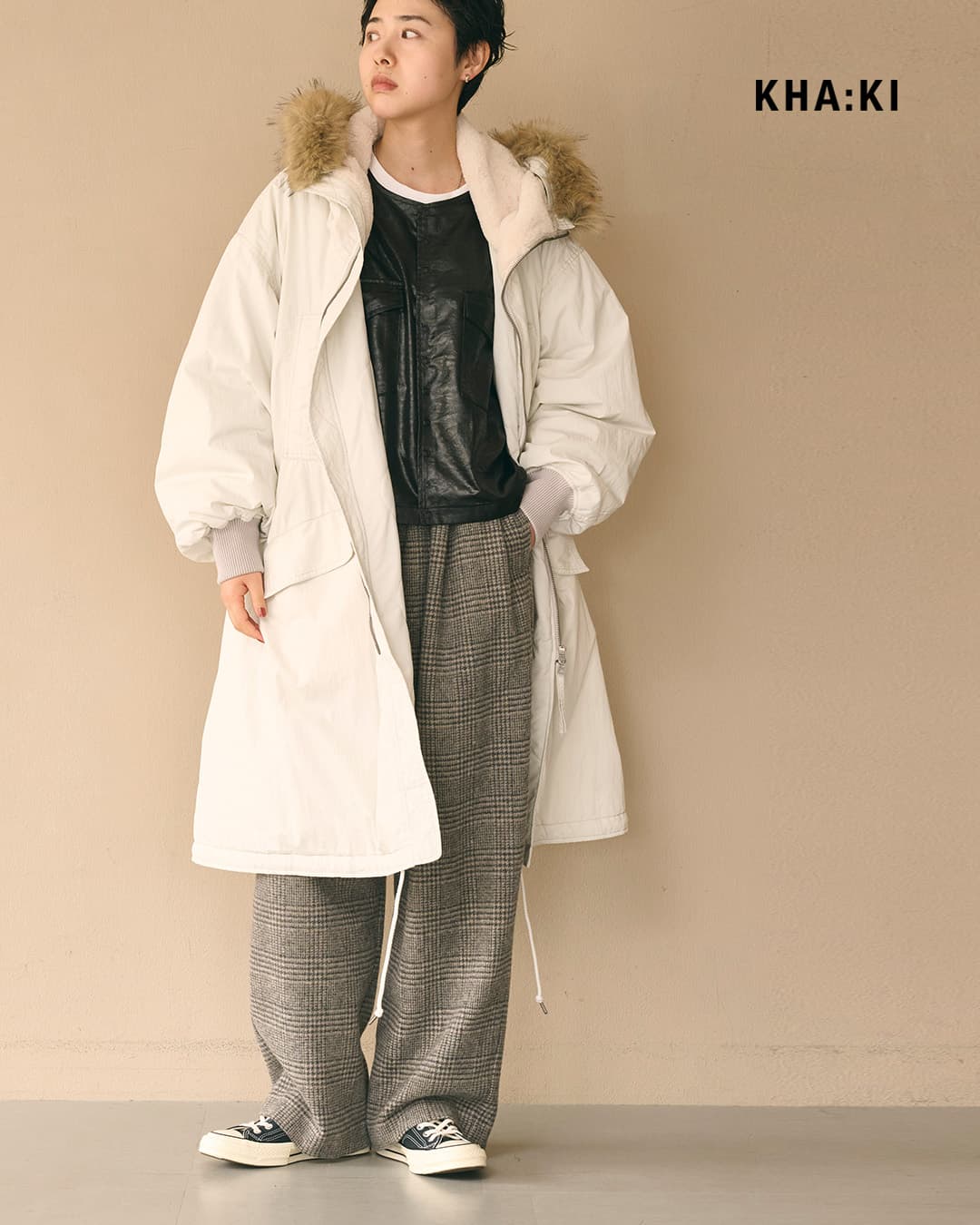 KHA:KIライトポプリン ミリタリー ロングコート TYPE-B11 COAT mil26fjk3258