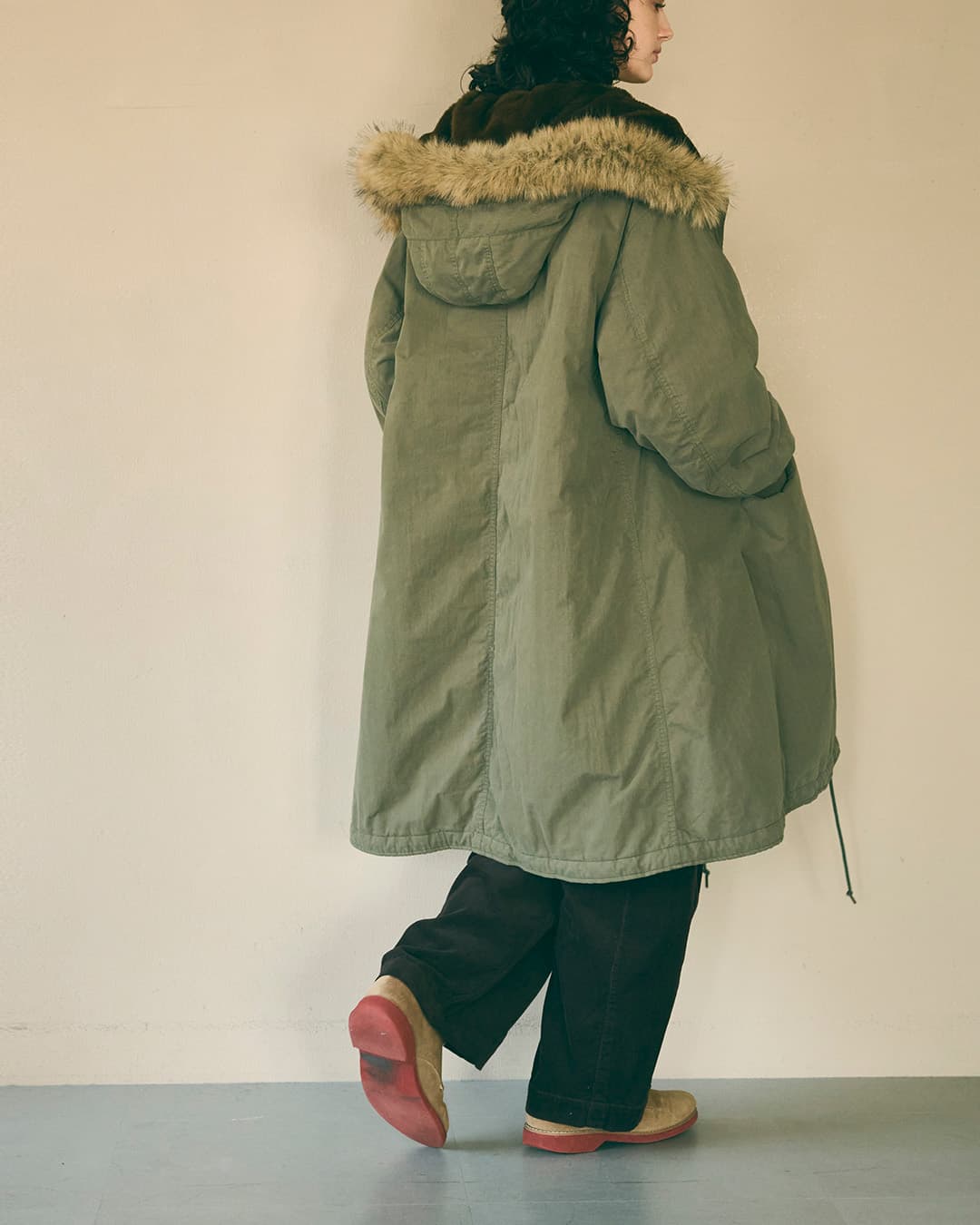 KHA:KIライトポプリン ミリタリー ロングコート TYPE-B11 COAT mil26fjk3258