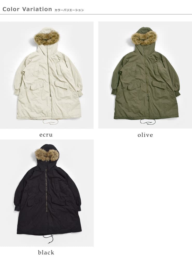 KHA:KIライトポプリン ミリタリー ロングコート TYPE-B11 COAT mil26fjk3258