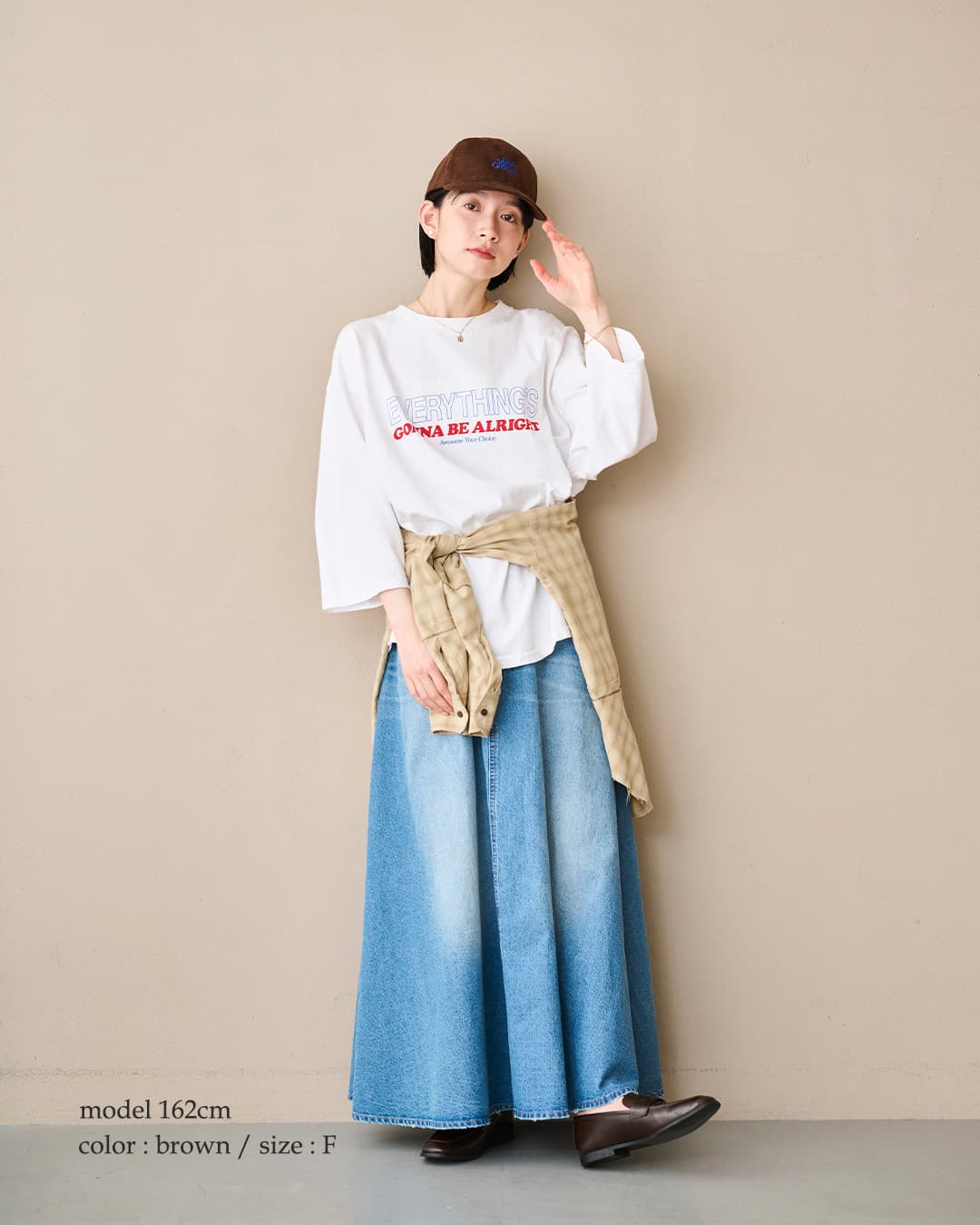 KHA:KIスエード 刺繍 6パネルキャップ LIVE YOUR GROUND mil26sac3031