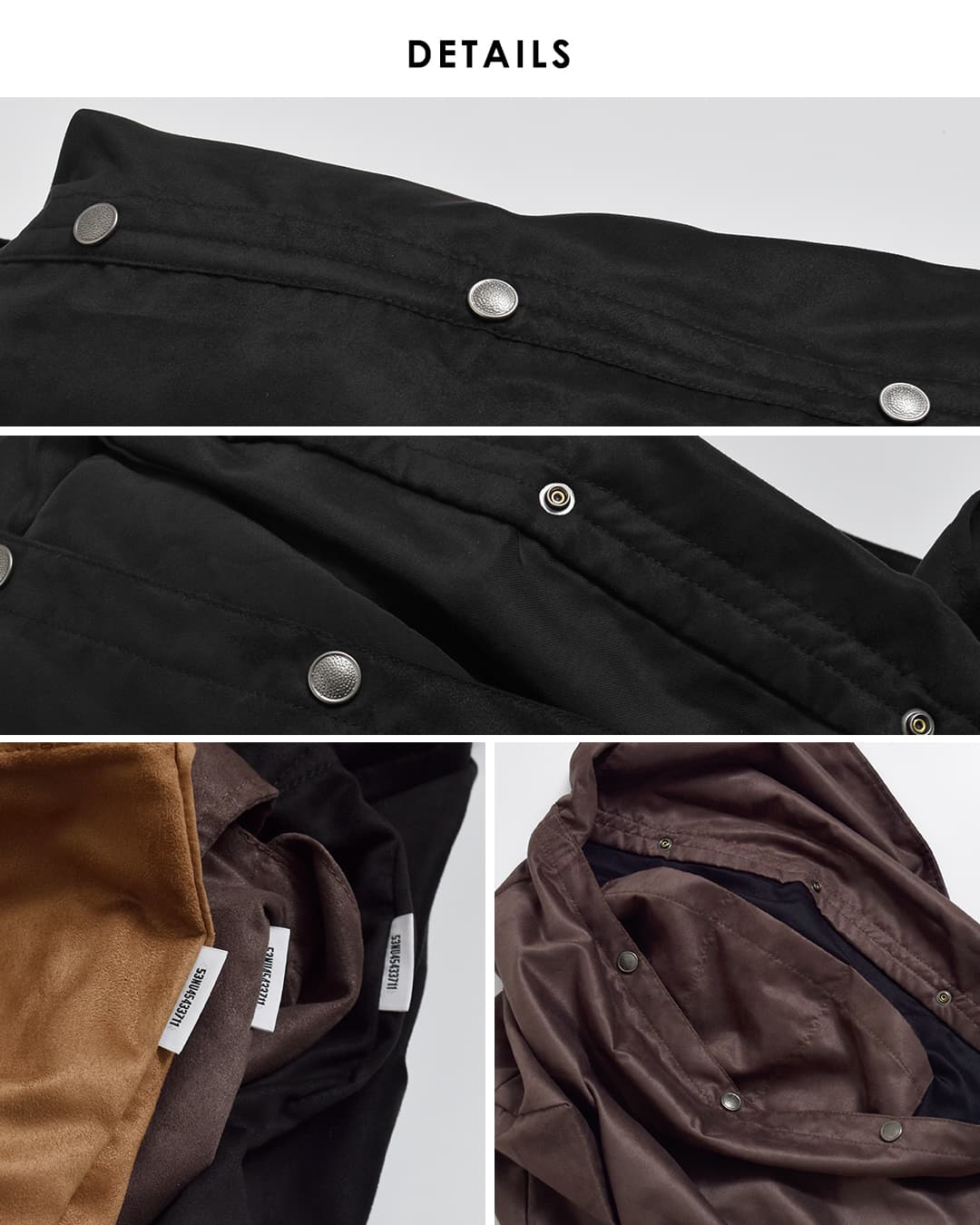 KHA:KI(カーキ)スエードライク ショルダー ニュースペーパーバッグ SUEDE NEWSPAPER BAG mil26sbg3050