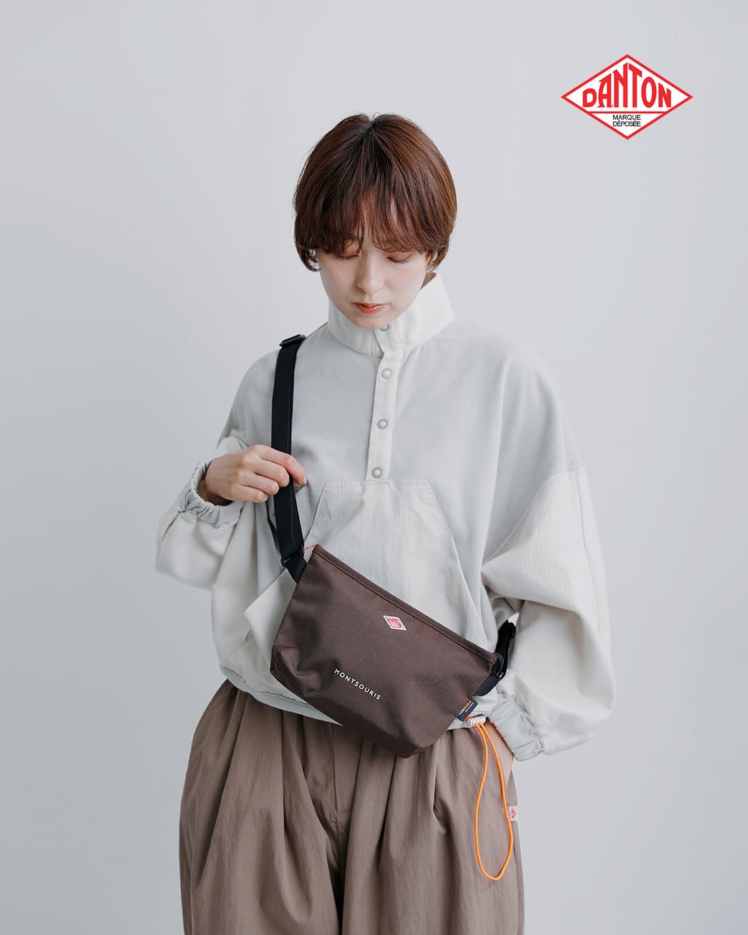 DANTON(ダントン)コーデュラ キャンバス ショルダーバッグ MONTSOURIS montsouris-26aw