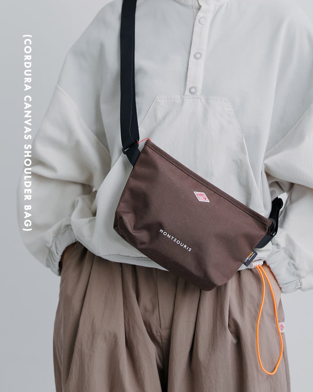 DANTON(ダントン)コーデュラ キャンバス ショルダーバッグ MONTSOURIS montsouris-26aw