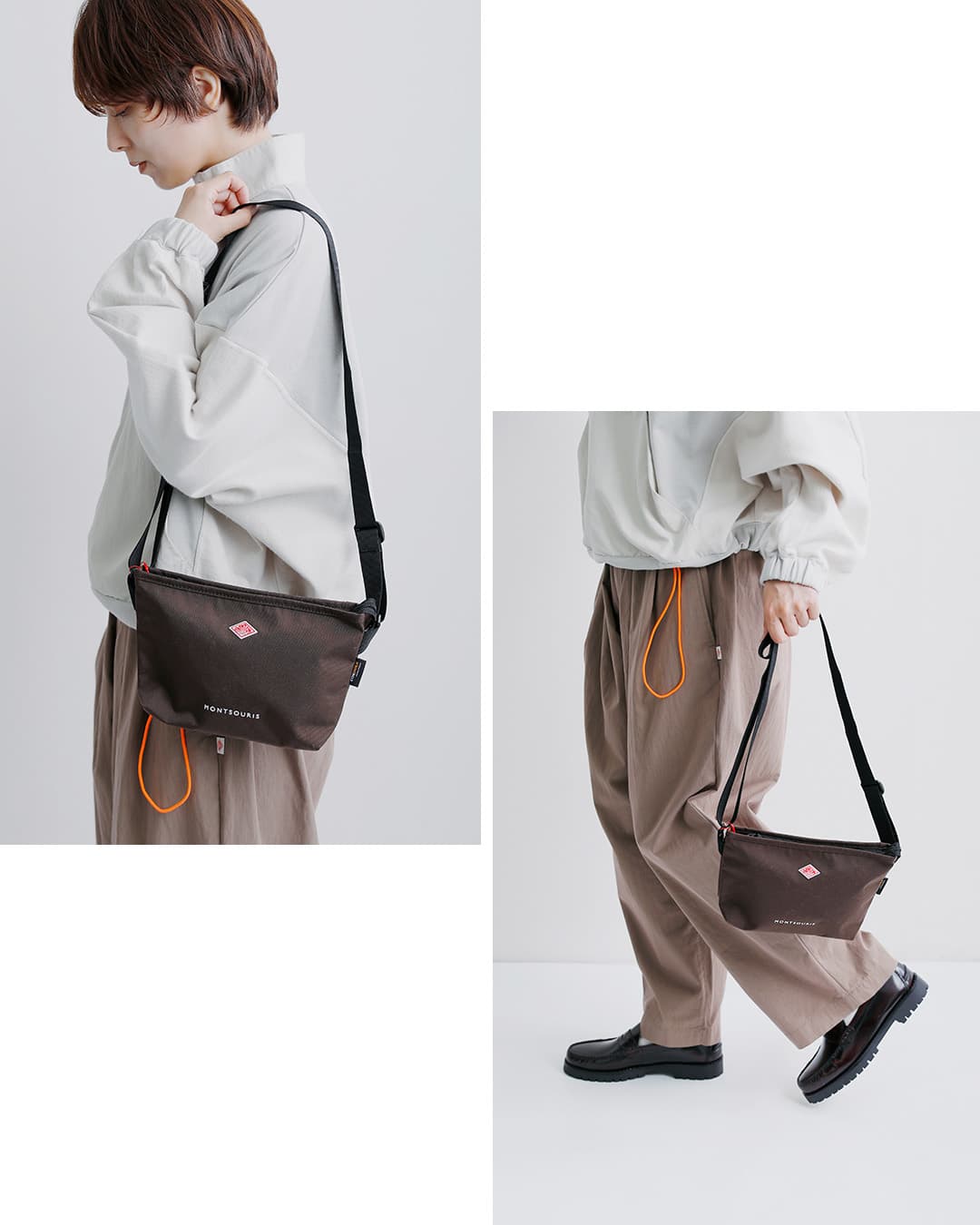 DANTON(ダントン)コーデュラ キャンバス ショルダーバッグ MONTSOURIS montsouris-26aw