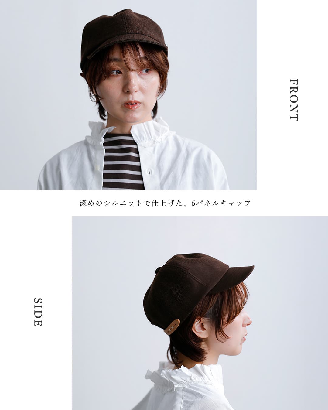 Nine Tailorツイード 6パネル キャップ Lymington Cap n-196-same3