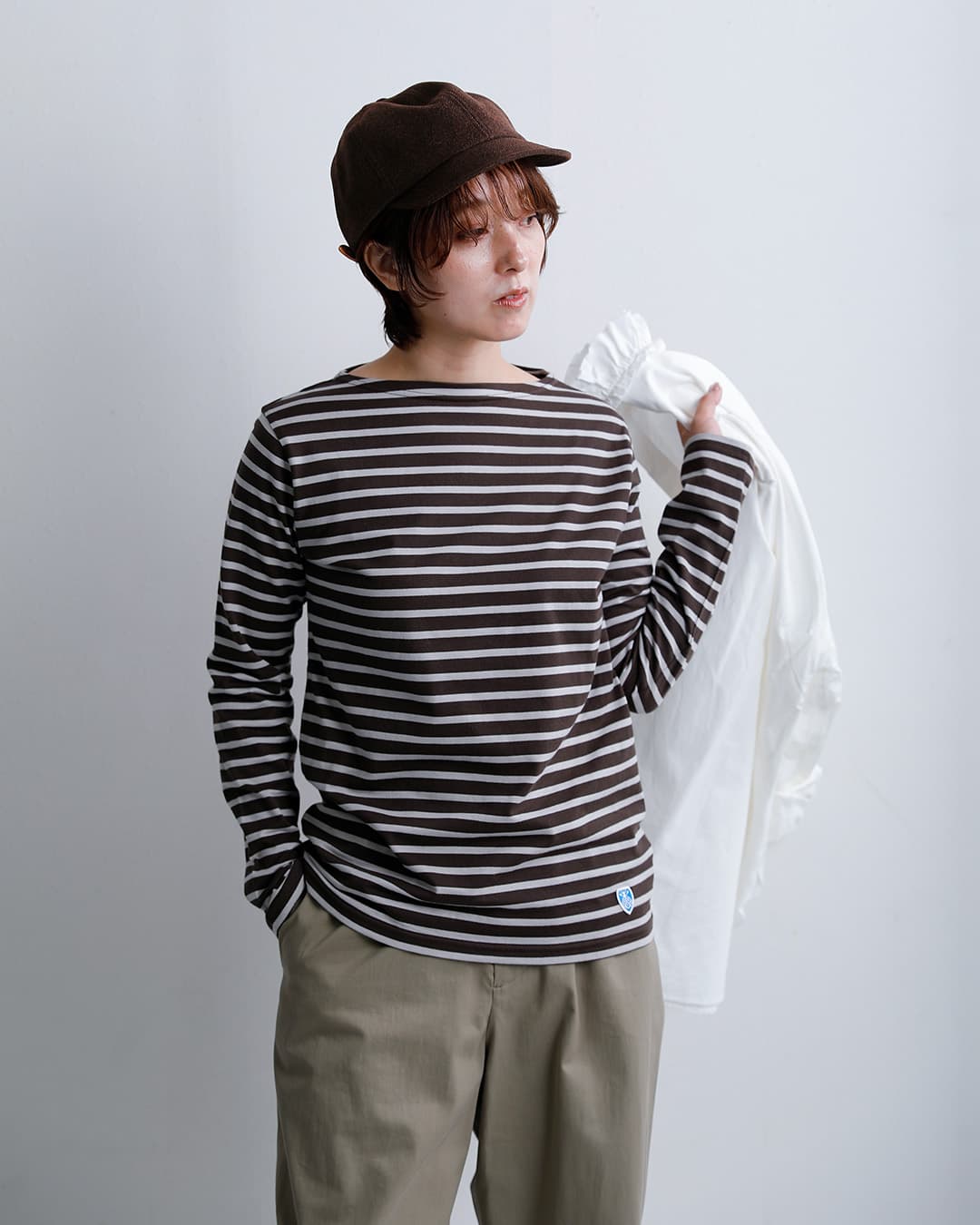 Nine Tailorツイード 6パネル キャップ Lymington Cap n-196-same3