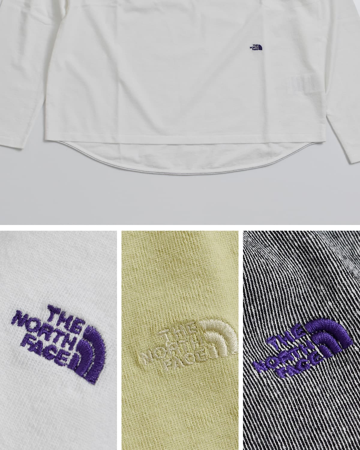 THE NORTH FACE PURPLE LABELUSAコットン ジャージー 長袖Tシャツ Mountain Field Long Sleeve Tee n26ft074