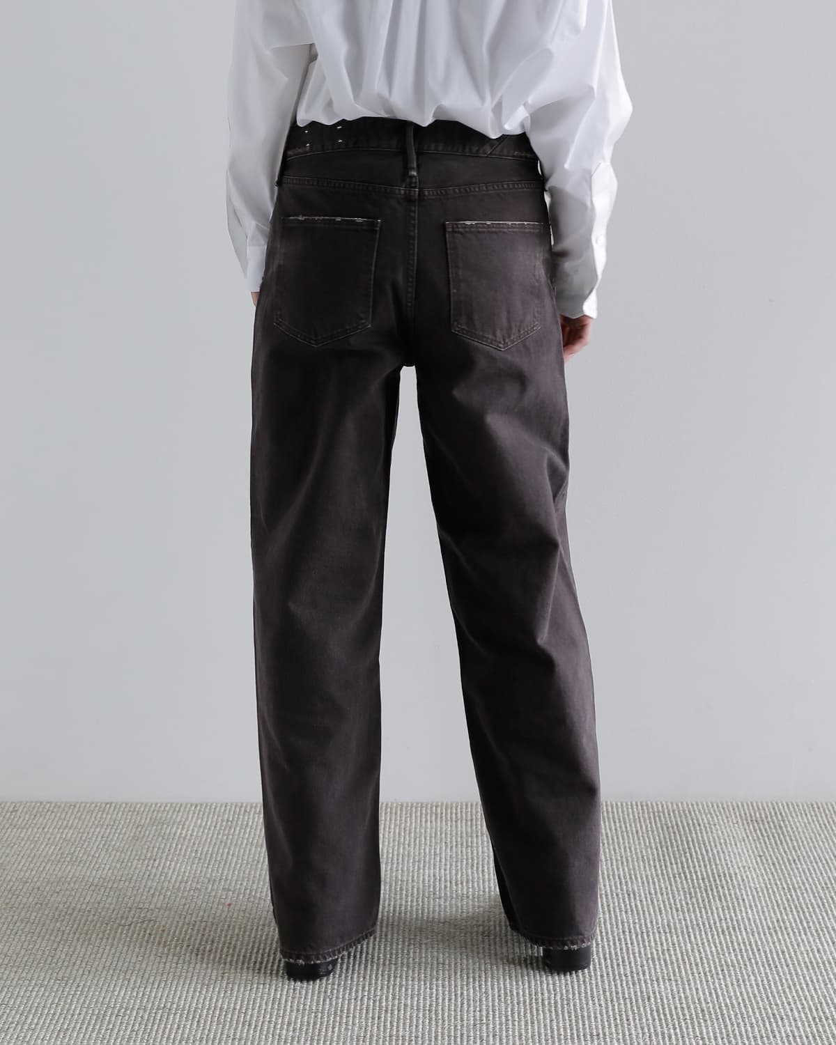 upper hights(アッパーハイツ)ミドルライズ ワイド ストレート デニム パンツ THE NIECE MID-RISE niece-midrise