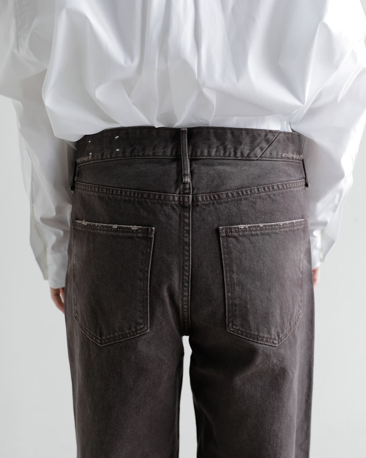 upper hights(アッパーハイツ)ミドルライズ ワイド ストレート デニム パンツ THE NIECE MID-RISE niece-midrise