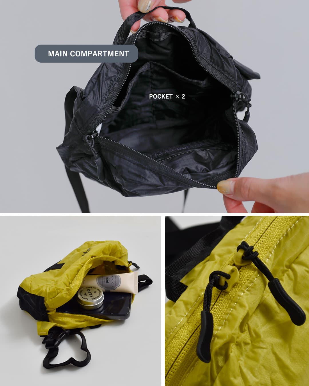 THE NORTH FACE ノースフェイス ポケッタブル メイフライ ヒップポーチ