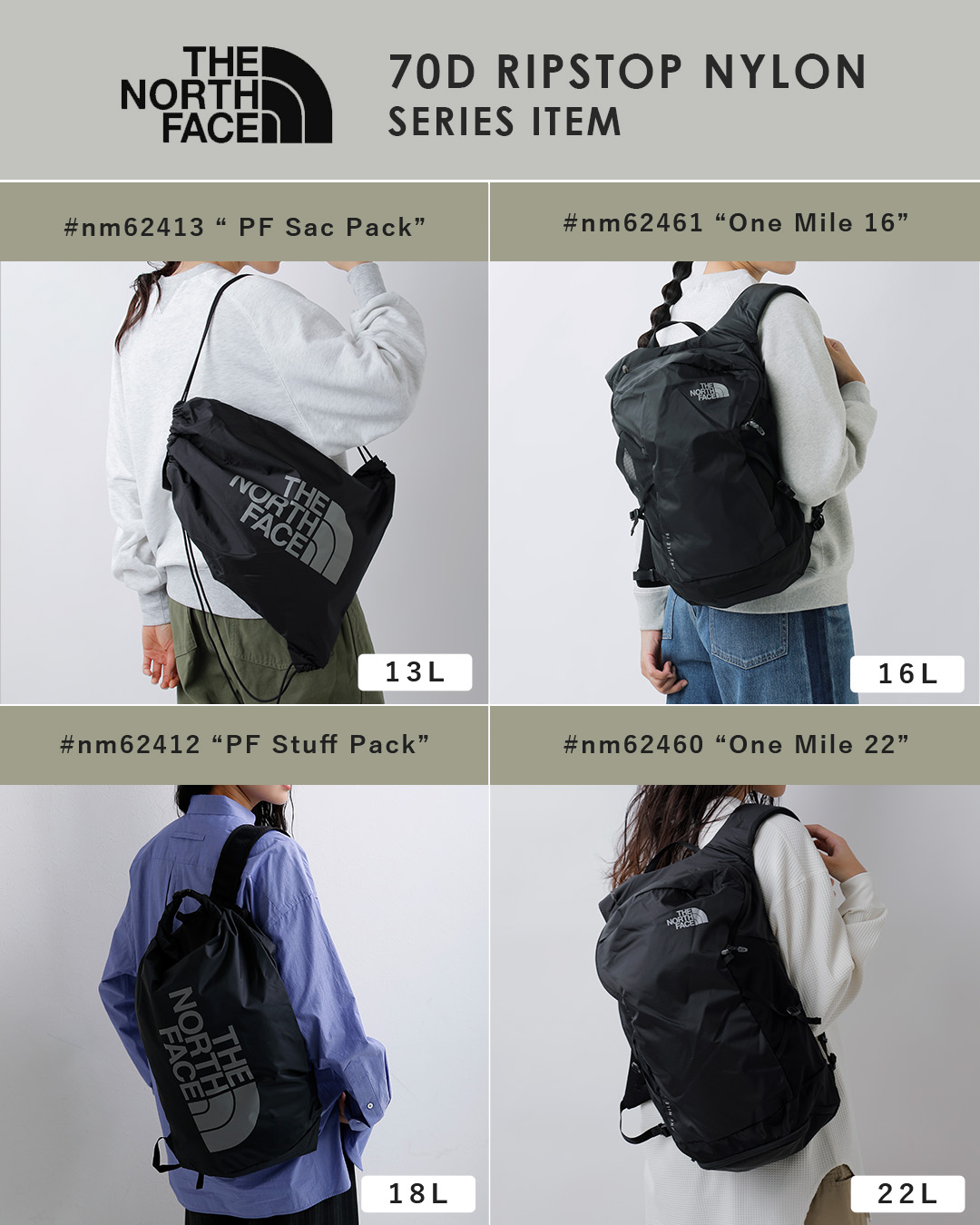 THE NORTH FACEワンマイル 軽量 デイパック 22L One Mile 22 nm62460