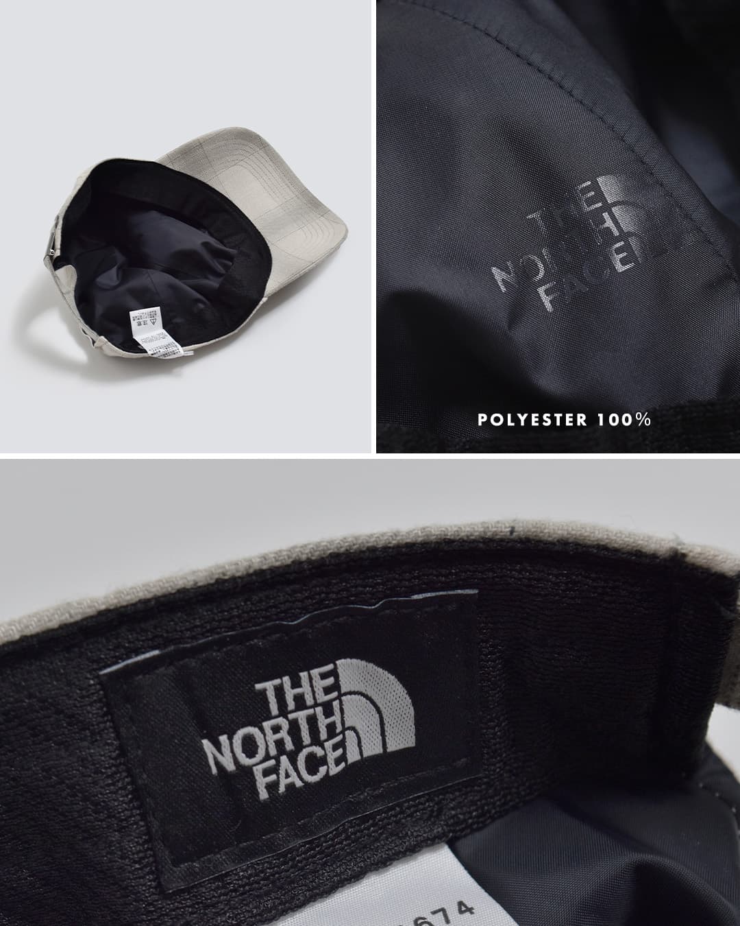 THE NORTH FACETNFロゴ フランネル チェック キャップ TNF Logo Flannel Check Cap nn42674