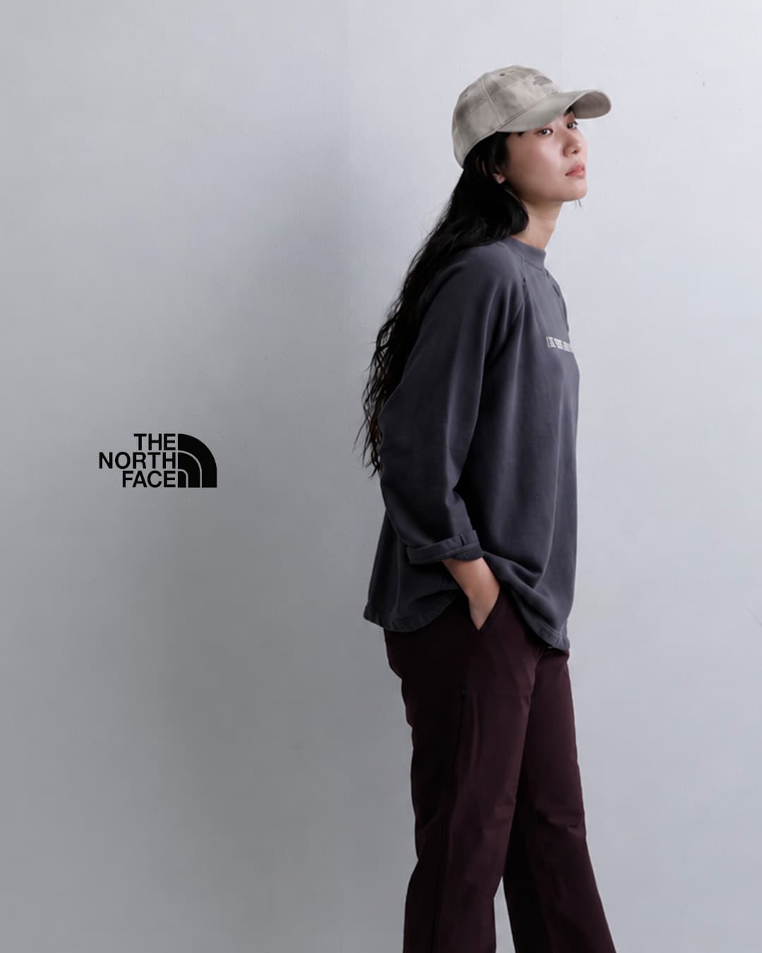 THE NORTH FACETNFロゴ フランネル チェック キャップ TNF Logo Flannel Check Cap nn42674