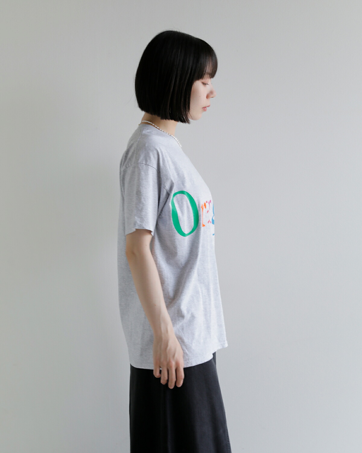 byeA(バイエー)クルーネック 半袖 Tシャツ NOT APPLE not-apple-tee