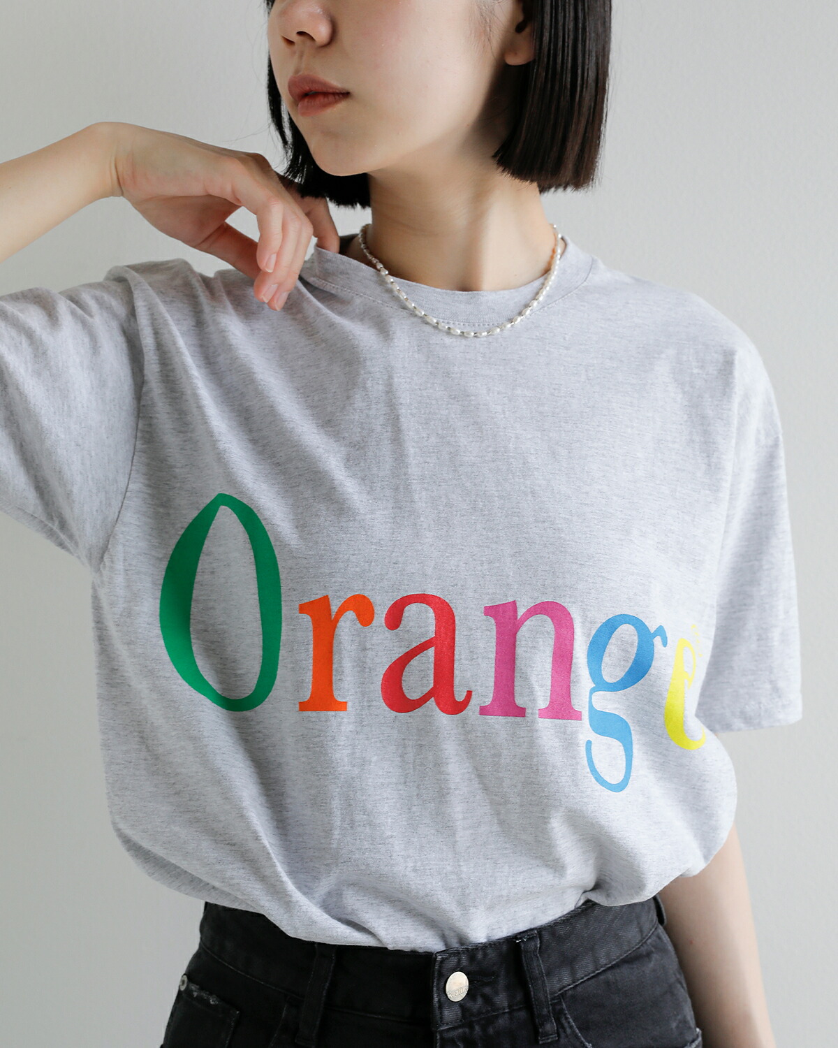 byeA(バイエー)クルーネック 半袖 Tシャツ NOT APPLE not-apple-tee