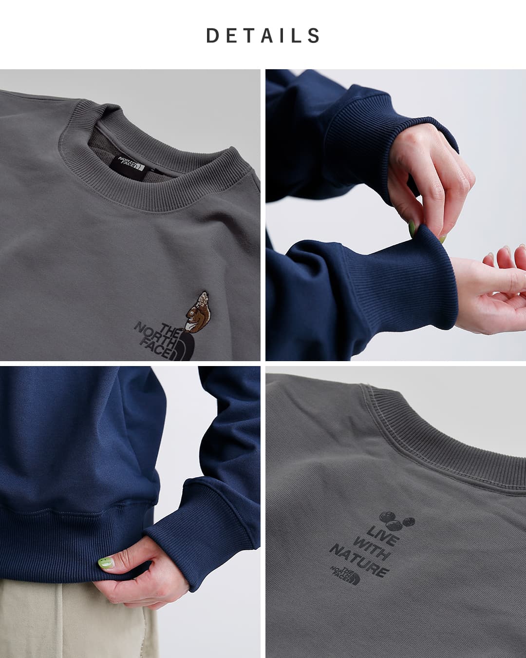 THE NORTH FACE(ノースフェイス)ズー ピッカー クルーネック スウェットシャツ Zoo Picker Crew nt62638