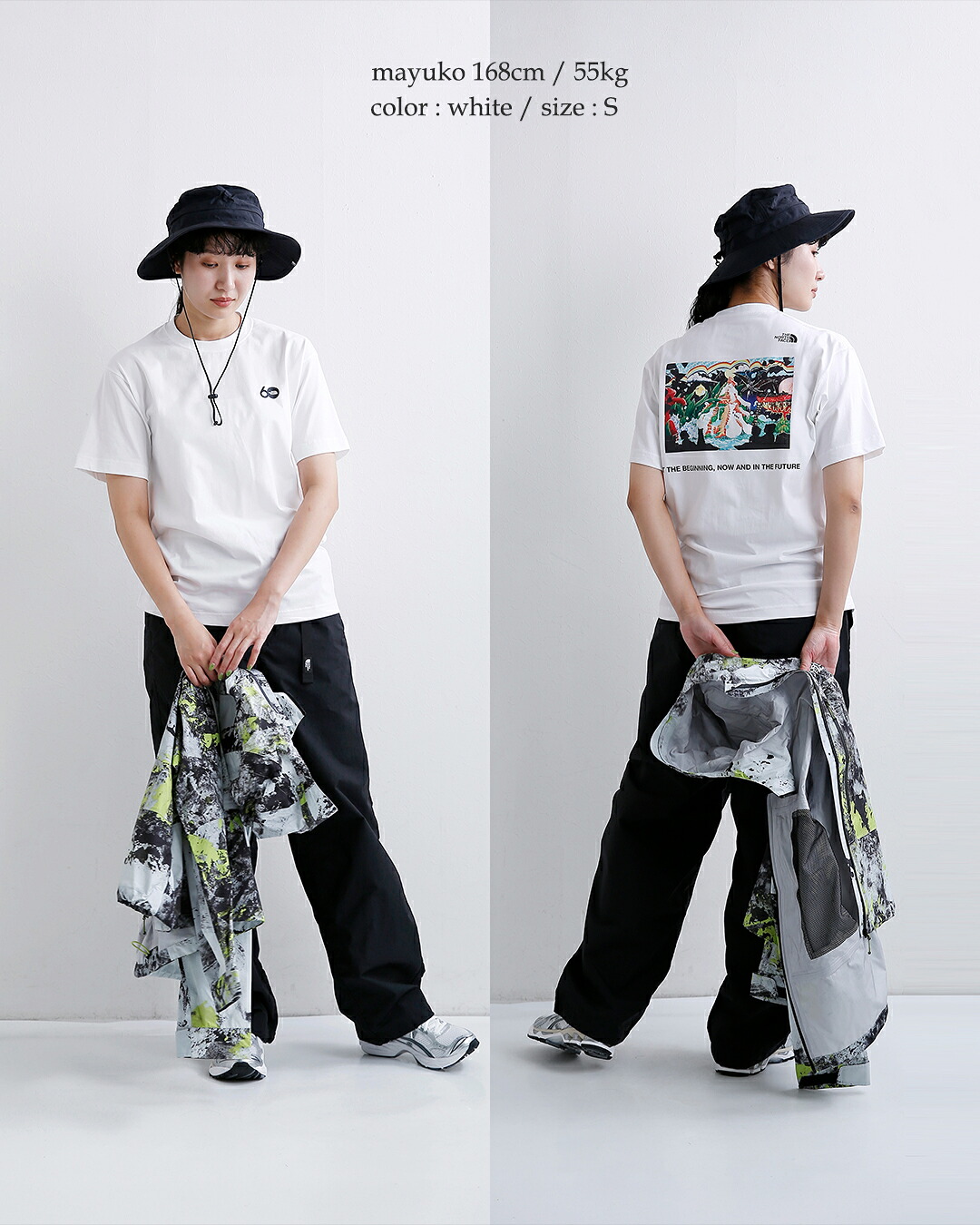THE NORTH FACE(ノースフェイス)ショートスリーブ 60th グラフィック ロゴTシャツ S/S 60th Graphic Logo Tee nt82646
