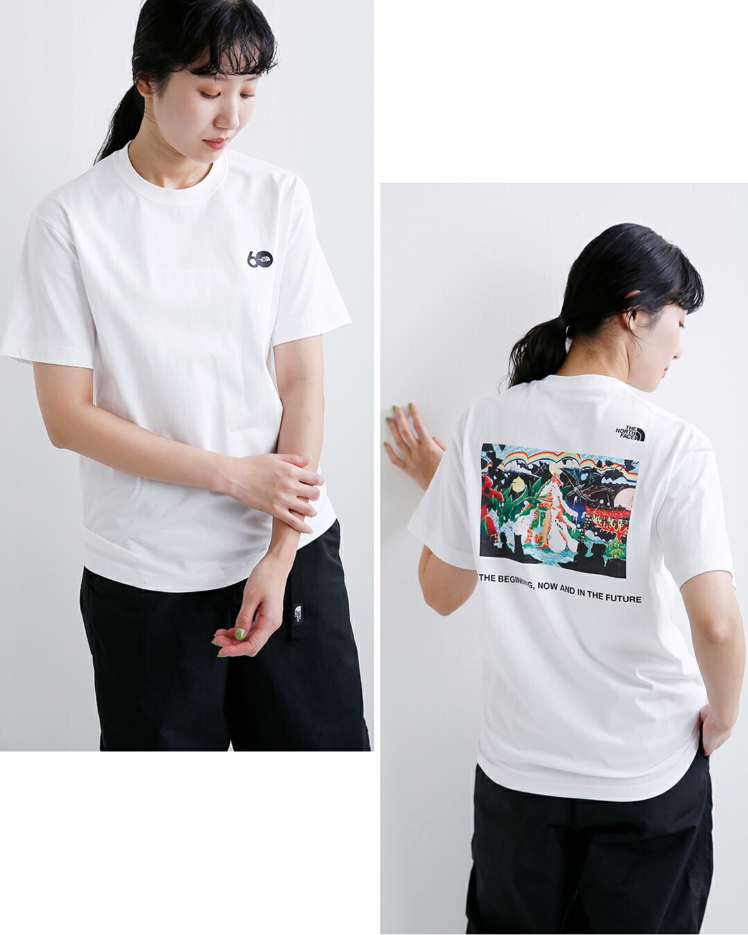 THE NORTH FACE(ノースフェイス)ショートスリーブ 60th グラフィック ロゴTシャツ S/S 60th Graphic Logo Tee nt82646