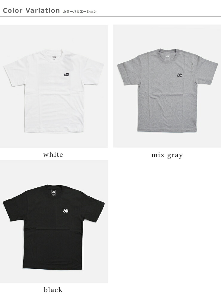 THE NORTH FACE(ノースフェイス)ショートスリーブ 60th グラフィック ロゴTシャツ S/S 60th Graphic Logo Tee nt82646