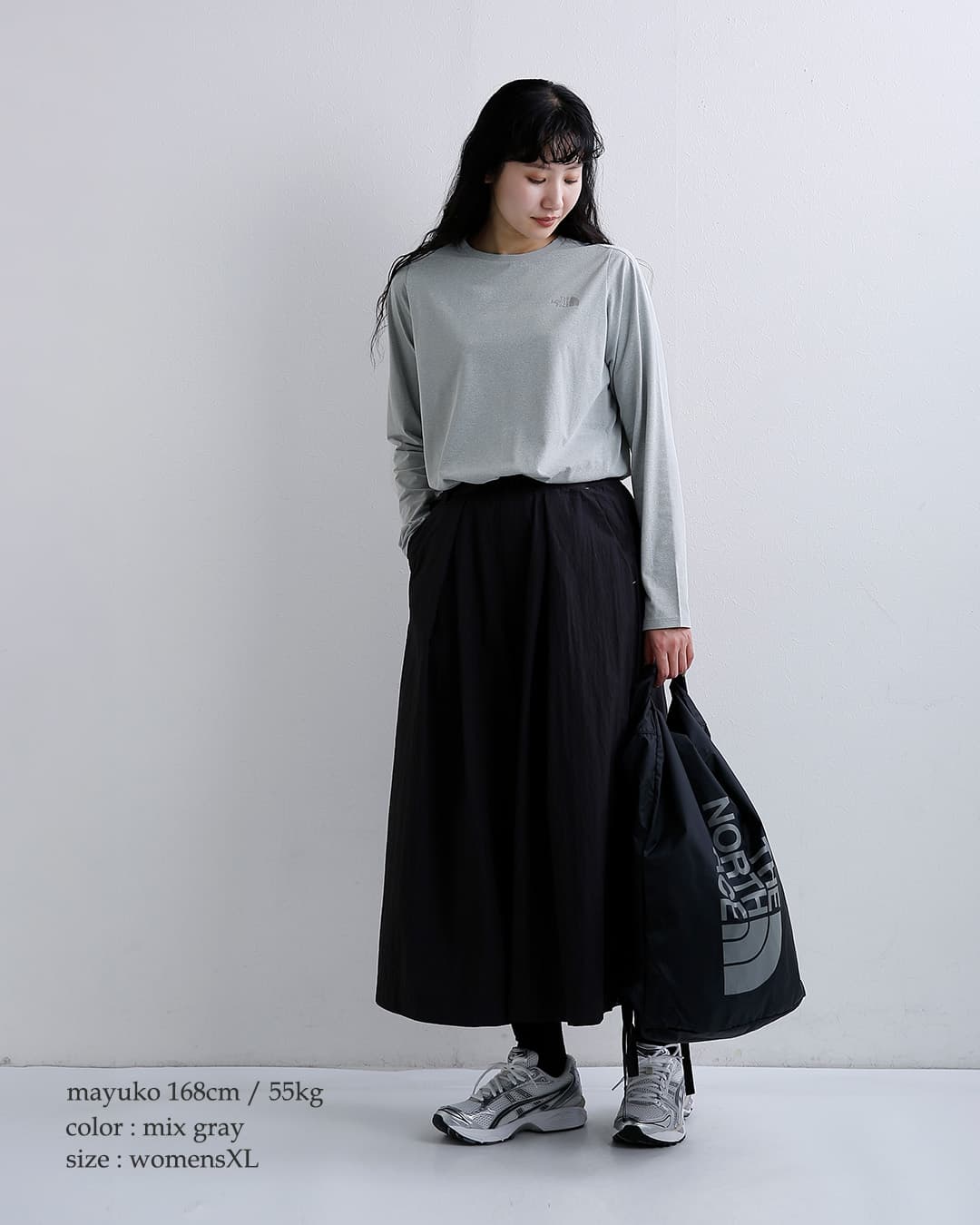 THE NORTH FACEフラッシュドライ アクション 長袖 Tシャツ L/S FD Axion Crew ntw82581