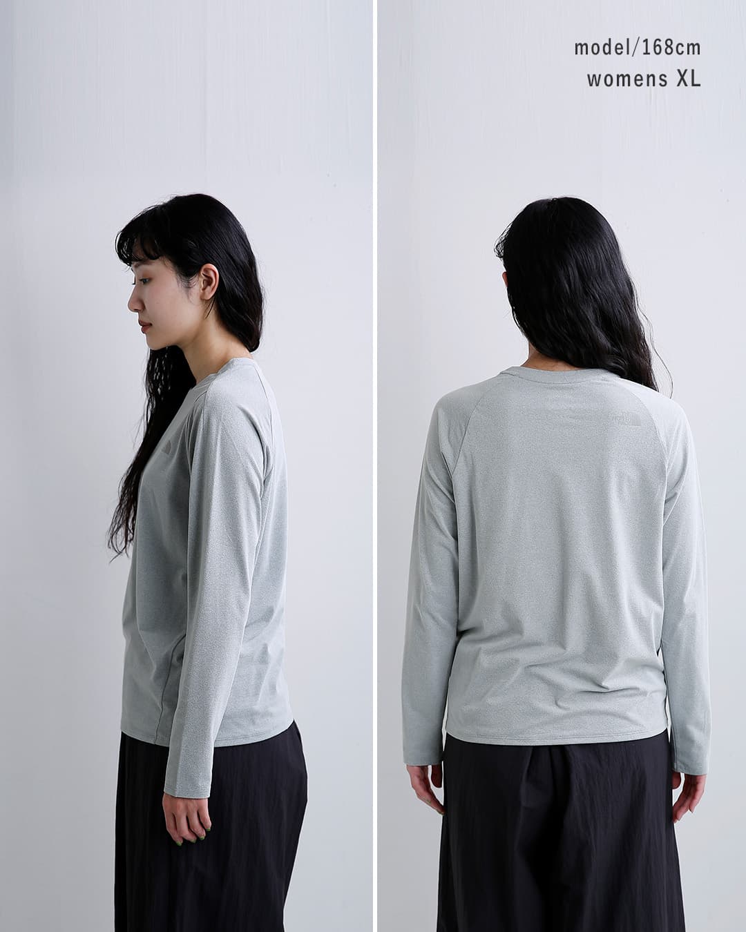 THE NORTH FACEフラッシュドライ アクション 長袖 Tシャツ L/S FD Axion Crew ntw82581