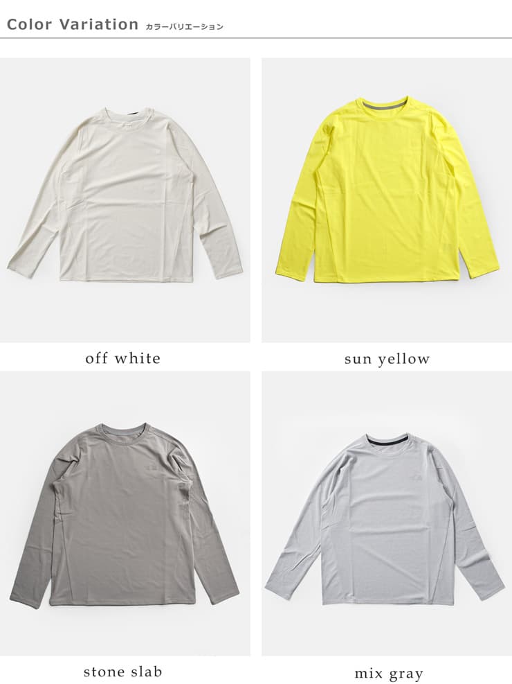 THE NORTH FACEフラッシュドライ アクション 長袖 Tシャツ L/S FD Axion Crew ntw82581