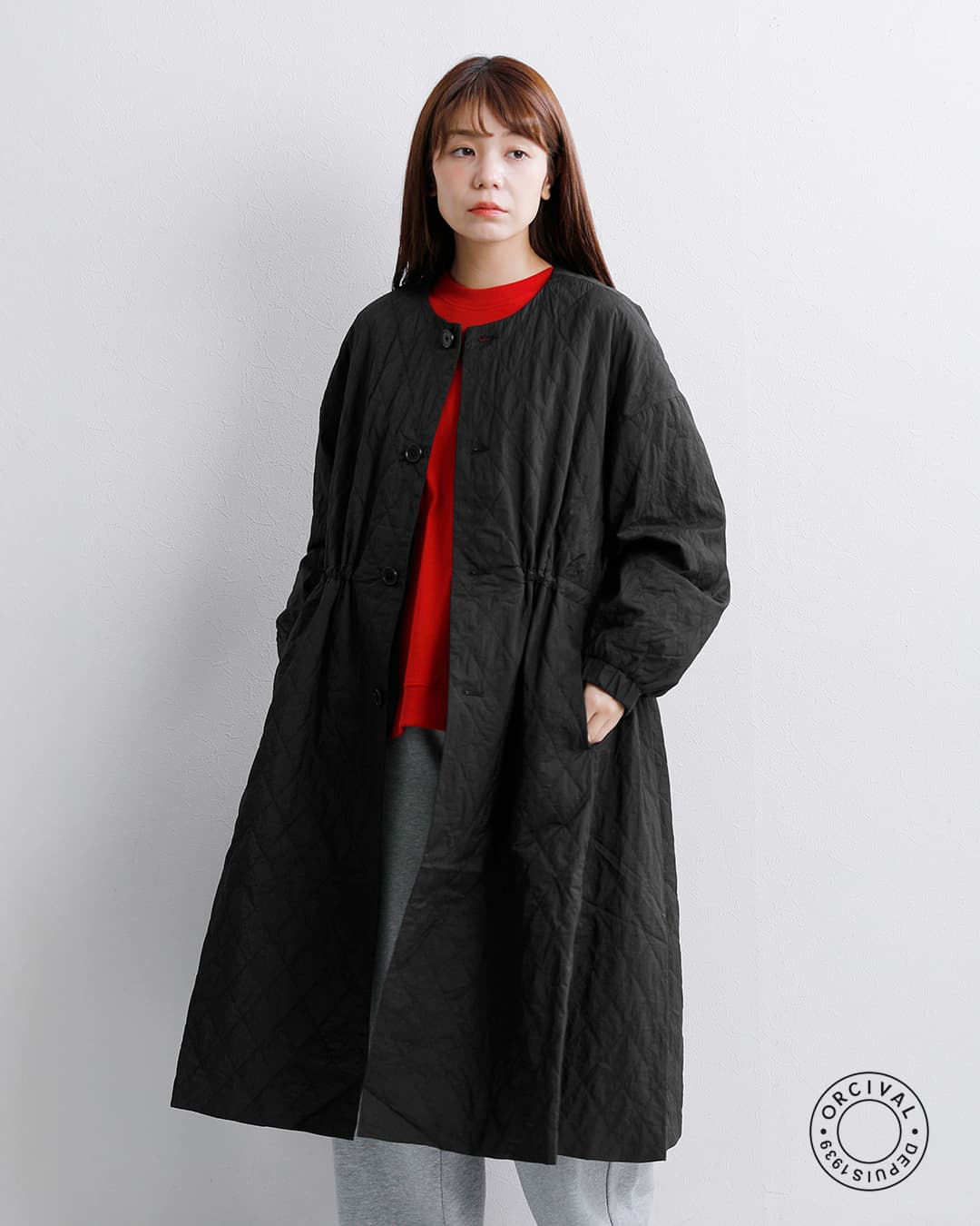 ORCIVAL オーチバル オーシバル インサレーション キルト ロングコート