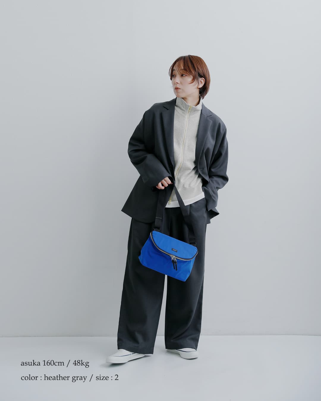 ORCIVAL(オーチバル・オーシバル)ライトフレンチテリー スタンドカラー ジップ ジャケット or-c0560maz