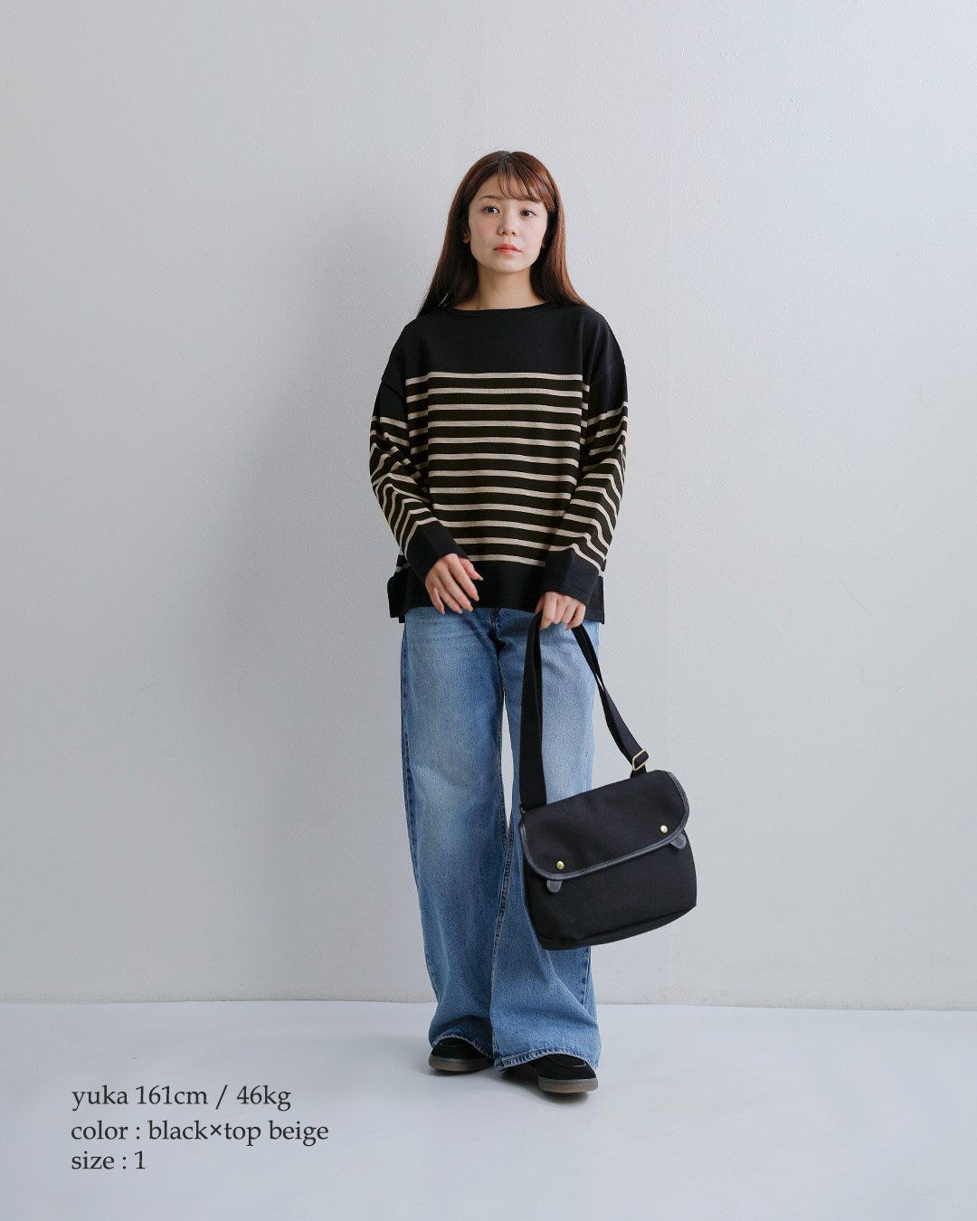 ORCIVAL(オーチバル・オーシバル)ウールプレーティング ニット ボーダー ボートネック プルオーバー or-d0101cra-26aw