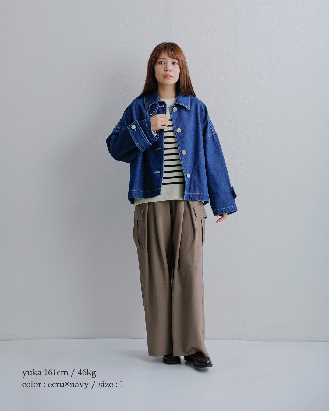ORCIVAL オーチバル オーシバル ウールプレーティング ニット ボーダー