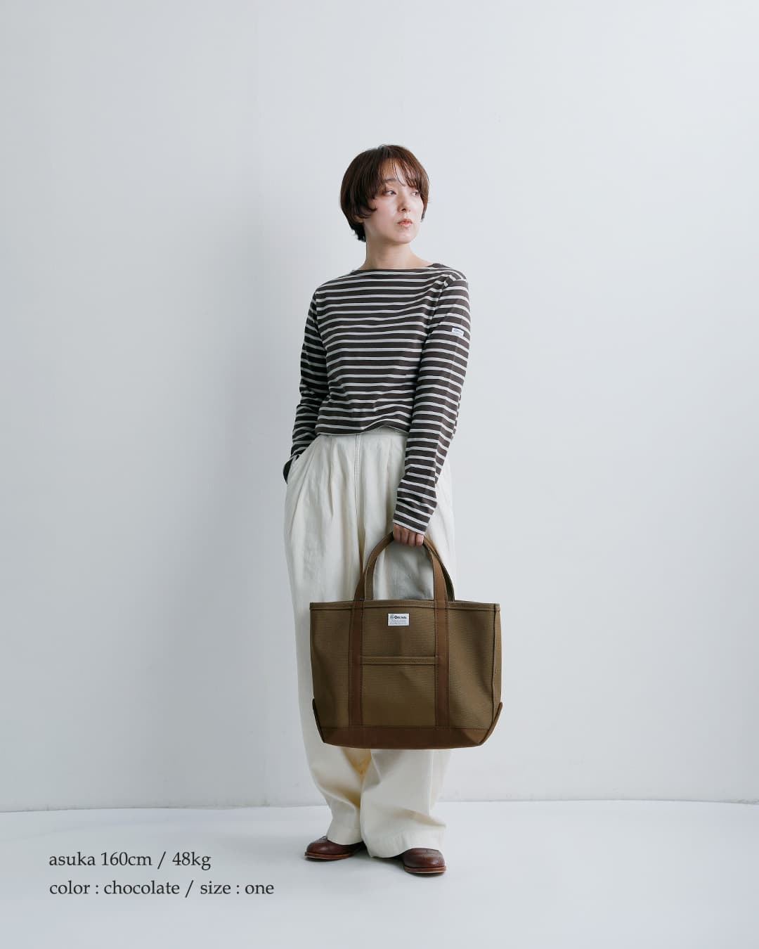 ORCIVAL(オーチバル・オーシバル)ヘビーキャンバス トートバッグ ミディアム or-h0284kwc-26aw