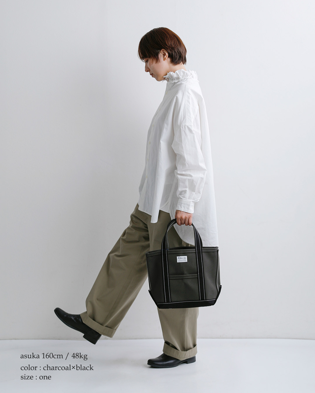 ORCIVALヘビーキャンバス 配色 トートバッグ スモール or-h0285kwc-bi-26aw