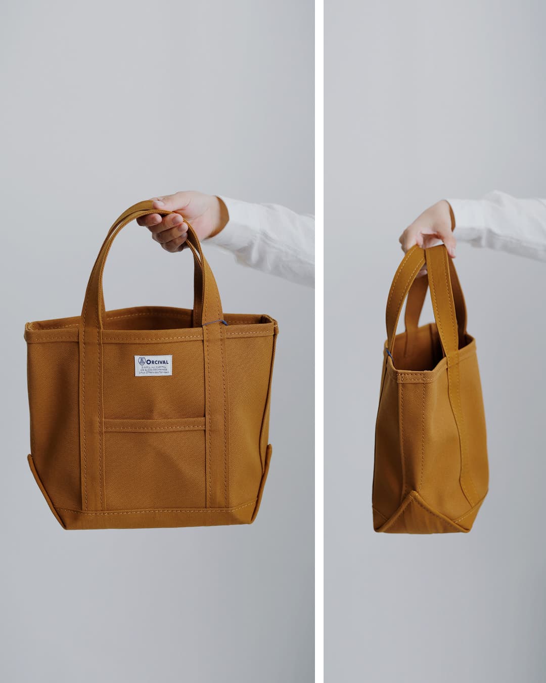 ORCIVAL(オーチバル・オーシバル)ヘビーキャンバス トートバッグ スモール or-h0285kwc-26aw