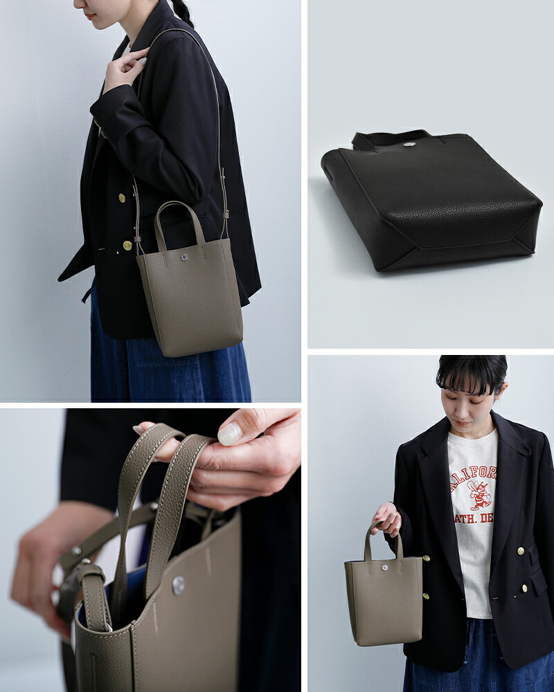 ORCIVALダブルフェイスレザー 2way ショルダーバッグ or-h0346dft-26ss