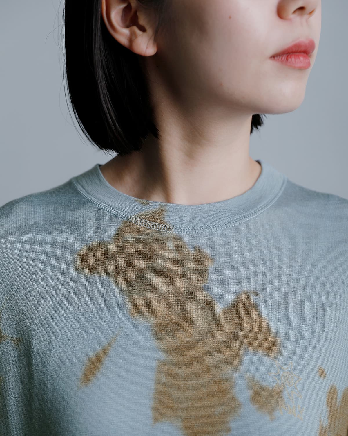 PHEENYメリノウール ダイ 長袖Tシャツ pa26-cs11